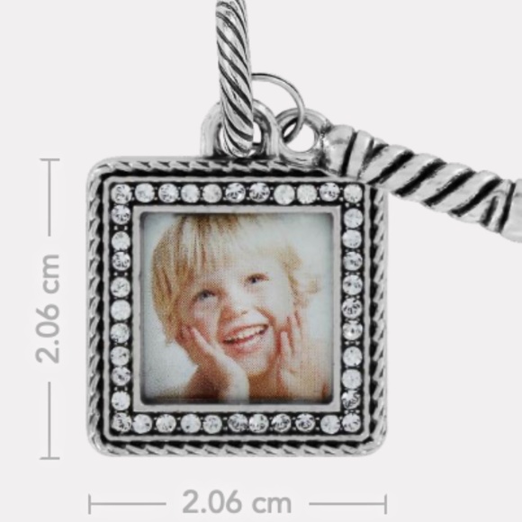 Brighton Momento Square Photo Charm - Picture 2 of 4